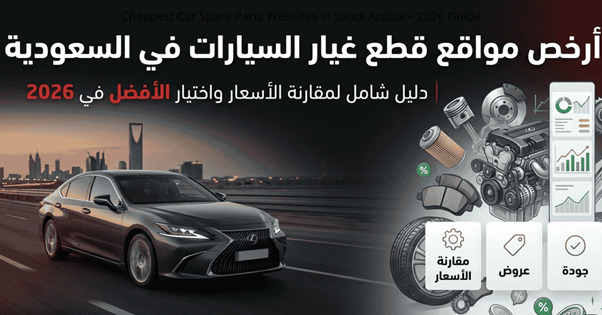 أرخص مواقع قطع غيار السيارات في السعودية (دليل 2026)